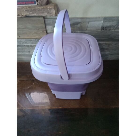 Mini Washing Machine 8L Folding Portable Sterilization Drying Laundry Machine - Picture 7 of 11